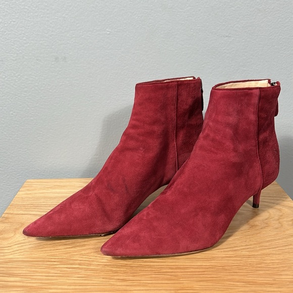 Alexandre Birman Kittie Suede Leather Ankle Boots Women's Size 36.5 - Picture 1 of 16